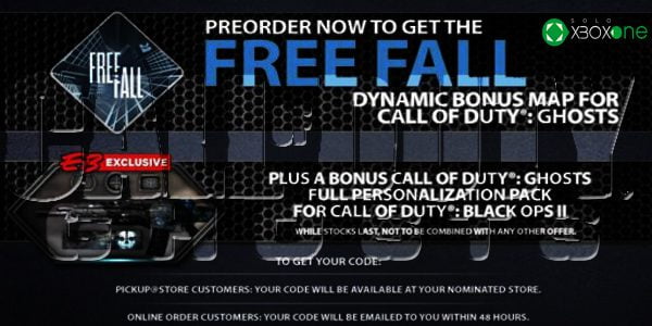 Nueva actualización para Call of Duty: Ghost, Freefall gratis