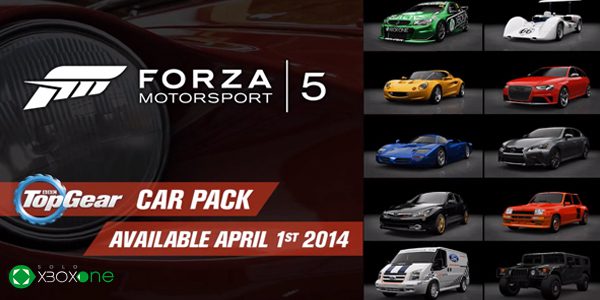 Top Gear Car Pack para Forza Motorsport 5
