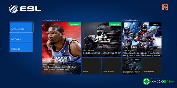 Disponible la aplicación ESL Gaming para Xbox One