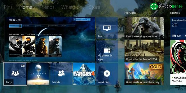Xbox One: ¿Menús transparentes con la próxima actualización?
