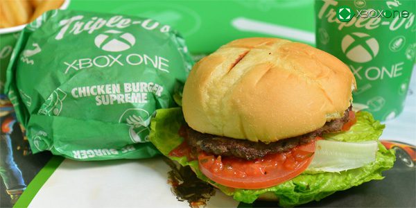 Venden hamburguesas de Xbox One en Hong Kong