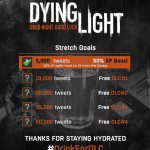 Bebe agua y podrás obtener DLCs gratuitos para Dying Light - Sí, aunque no lo parezca es cierto. Techland ha anunciado una nueva oferta para los DLCs de Dying Light, cuanta más agua bebas más contenido ganarás para Dying Light.