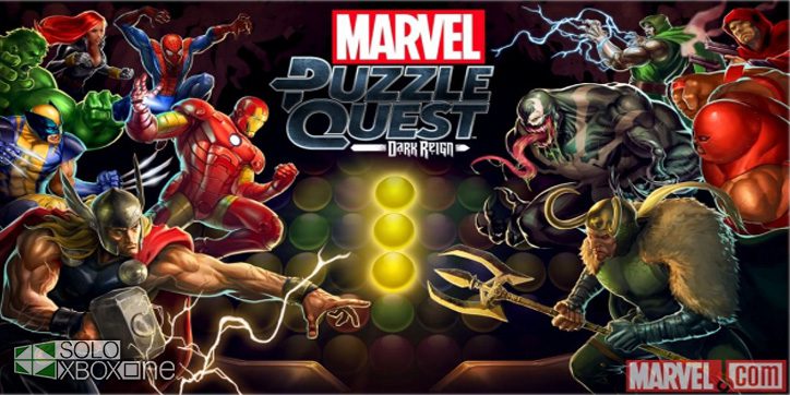 Marvel Puzzle Quest: Dark Reing listado para Xbox One
