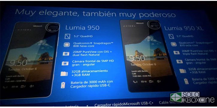Ya a la venta los Microsoft Lumia 950 y 950XL