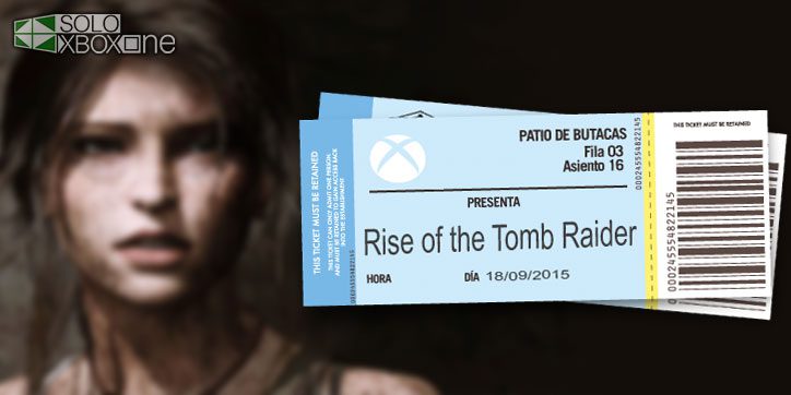 Sorteamos dos entradas dobles para asistir a la presentación de Rise Of The Tomb Raider