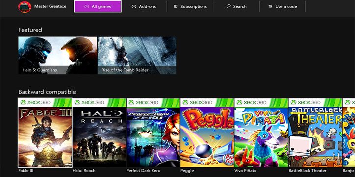 Ya está disponible la actualización para Preview que permite comprar juegos de Xbox 360
