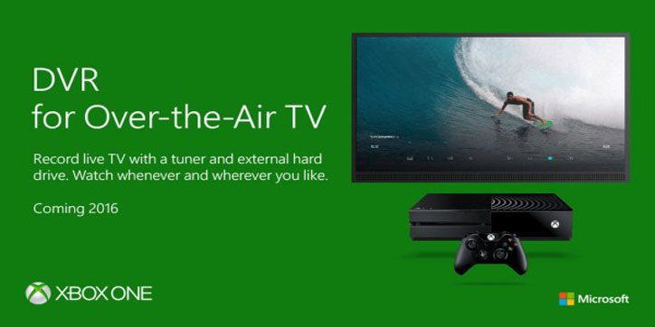 Microsoft cancela la función TV DVR para Xbox One