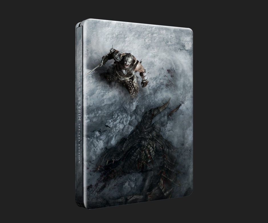 La edición especial de Skyrim llevará esta espectacular caja metálica