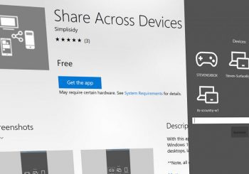 Share Across Devices ya está disponible como UWP en Xbox One