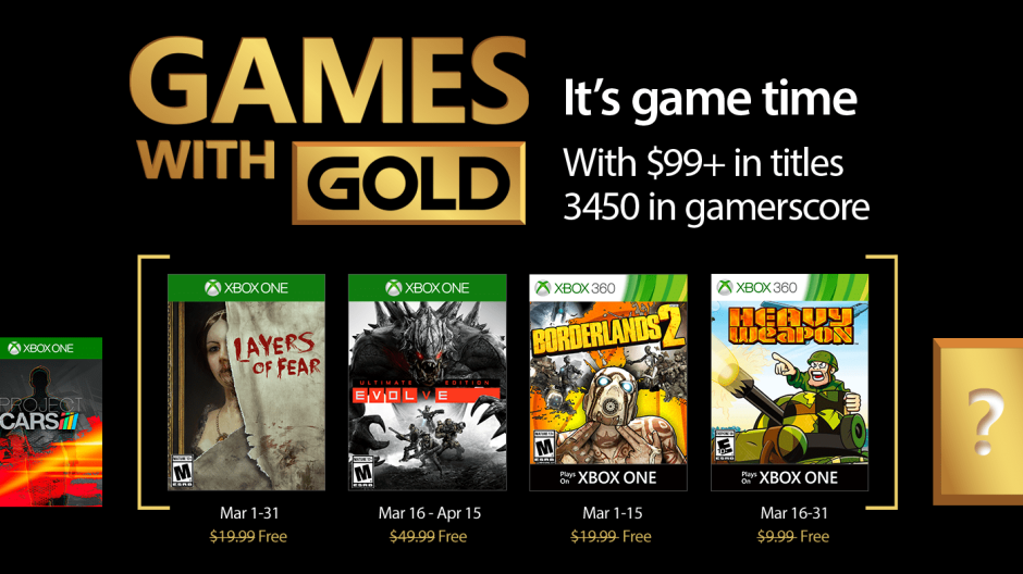 Layers of Fear y Borderlands 2 ya disponibles con Games With Gold
