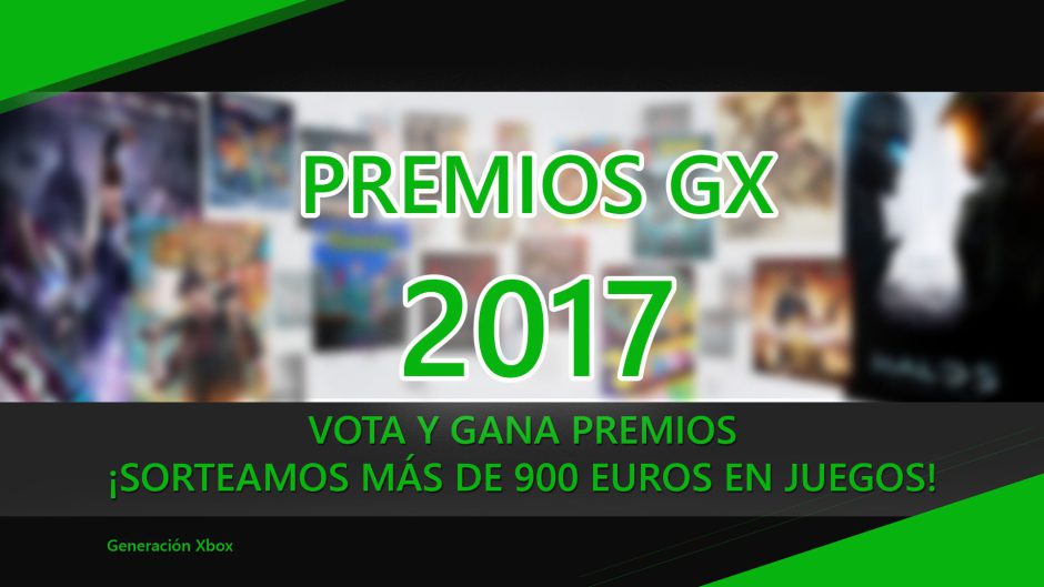 Vota en los #PremiosGX17 ¡Sorteamos más de 900 euros en juegos!