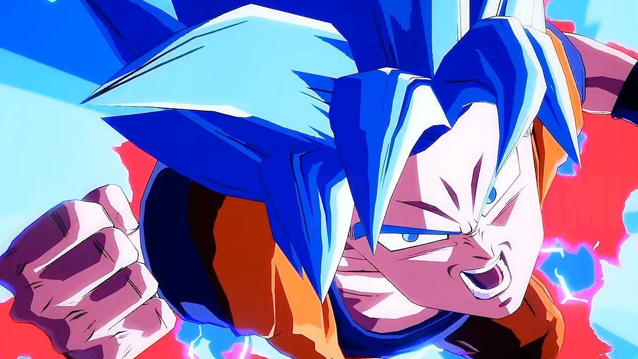 Super Saiyan Blue Goku Hair - Dragon Ball FighterZ Wiki - wide 5