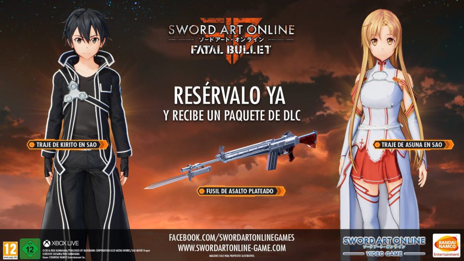 Presentadas las ediciones de Sword Art Online: Fatal Bullet para Xbox One