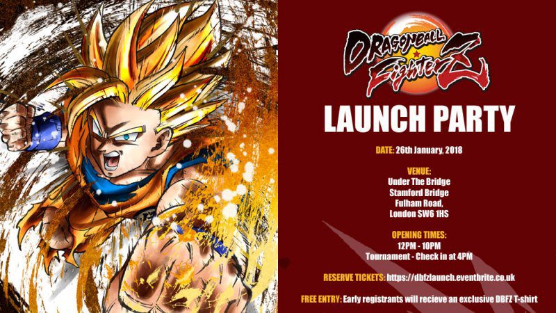 Dragon Ball FighterZ celebrará su lanzamiento con un torneo en el estadio Stamford Bridge