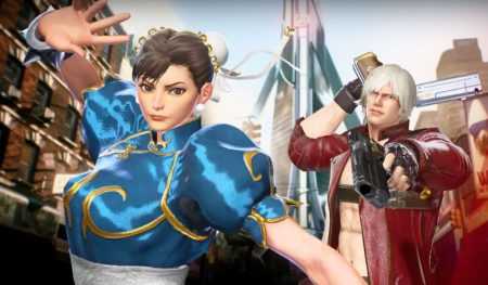 Chun Li Dante Monster Hunter World