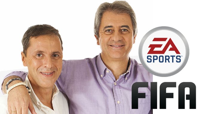 Así graban los partidos Manolo Lama y Paco González en FIFA de EA Sports
