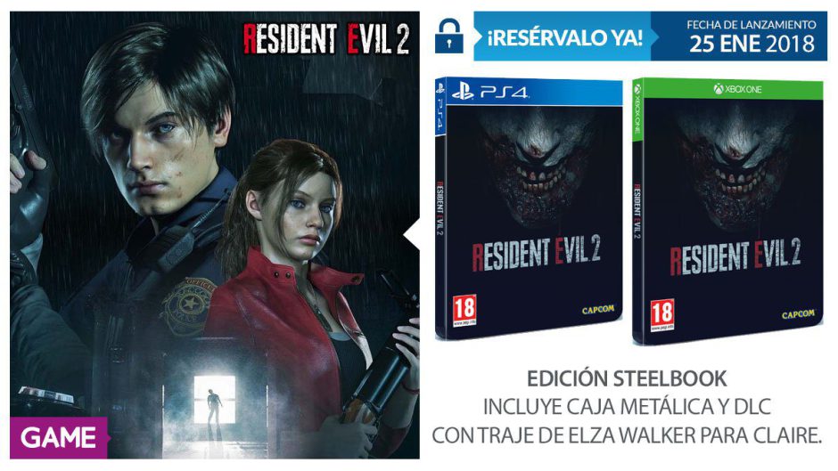 GAME presenta su edición exclusiva Steelbook de Resident