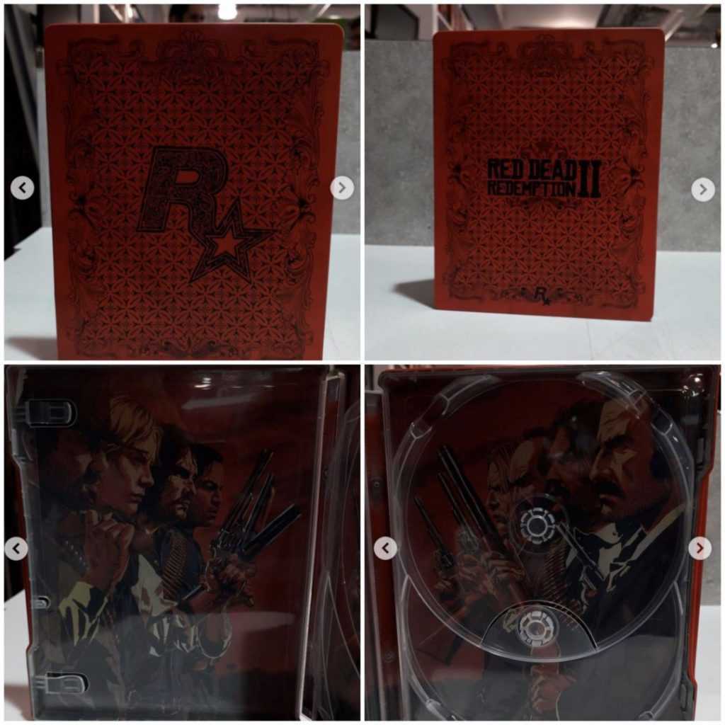 Fotos filtradas de la caja metálica de Red Dead Redemption 2 confirman los dos discos Fotos filtradas de la caja metálica de Red Dead Redemption 2 confirman los dos discos