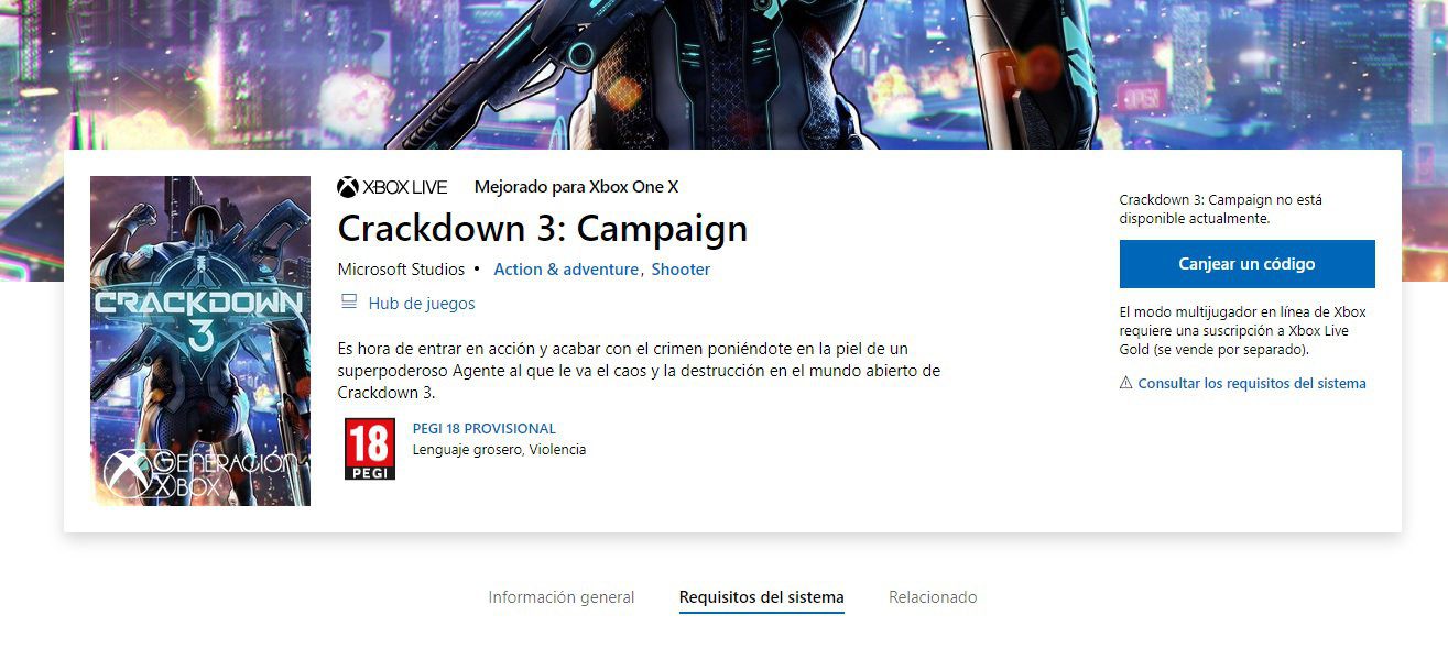 La campaña de Crackdown 3 se venderá por separado - Crackdown 3 no deja de sorprendernos, el juego de Microsoft podría venderse en dos partes, separando el modo campaña del modo multijugador.