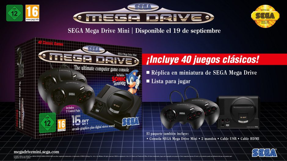 SEGA nunca muere: Vuelve Mega Drive ¿Cuando una Xbox Mini?