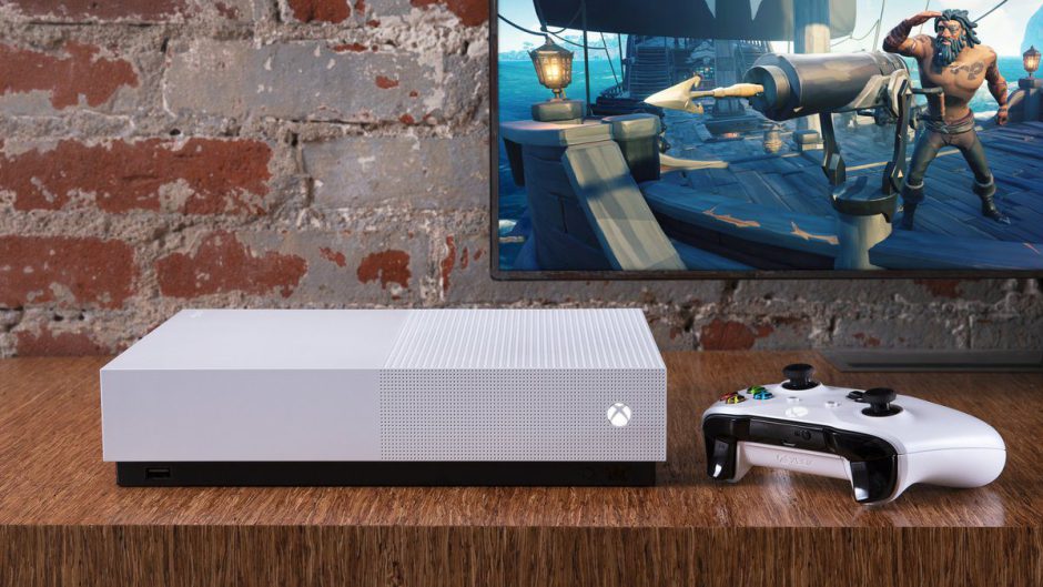 Xbox One S All Digital Edition integra oculto el soporte para unidad lectora