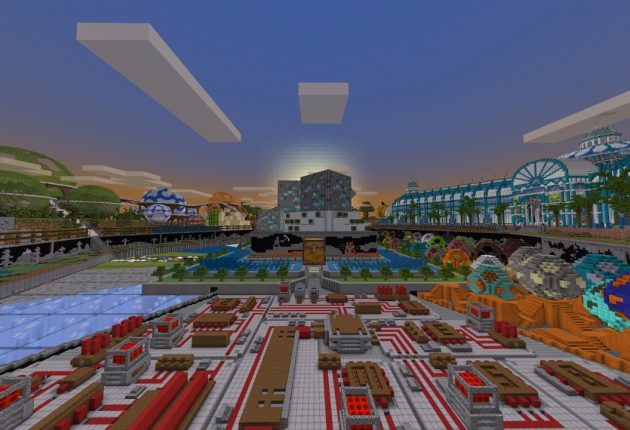 Mapa Blockworks de Minecraft.