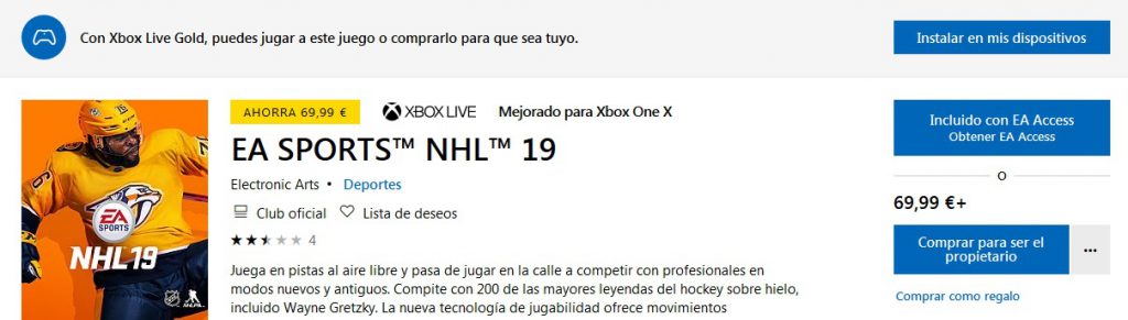 Games with gold nhl 19
