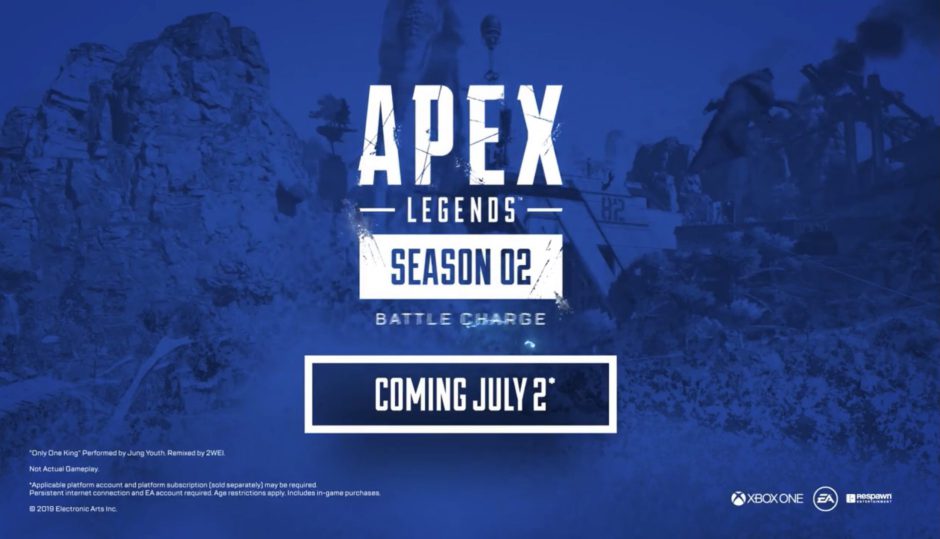 Filtrado el nuevo trailer de Apex Legends: La segunda temporada comienza el 2 de julio