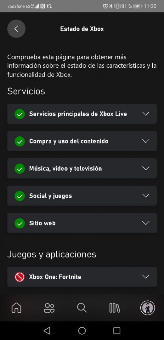 Consultar Xbox Live