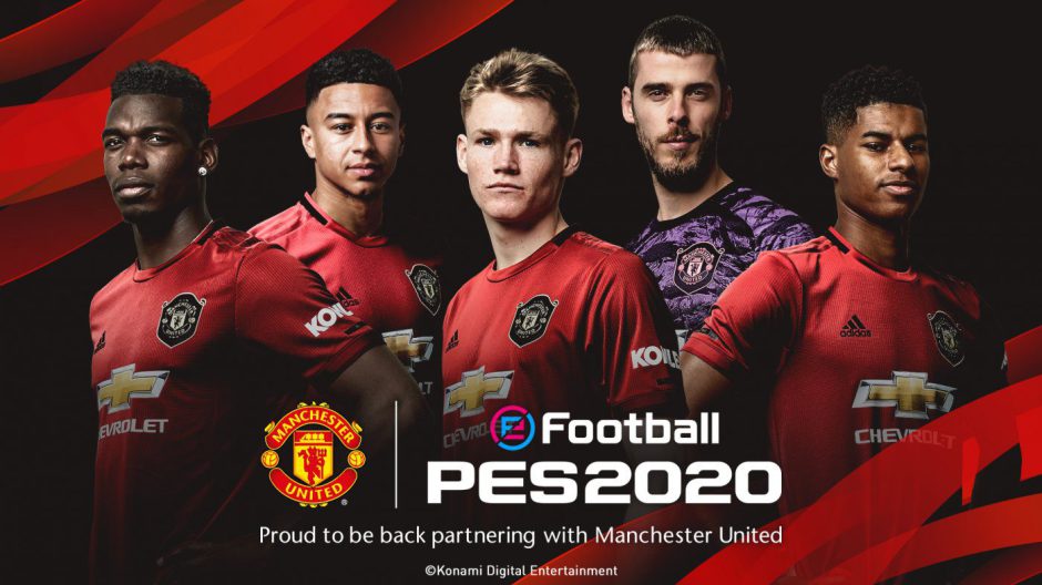 eFootball PES 2020 contará con la licencia del Manchester United