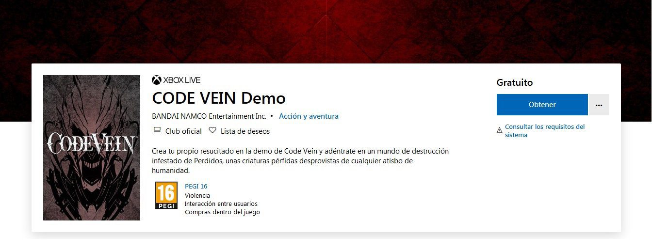 Code Vein demo