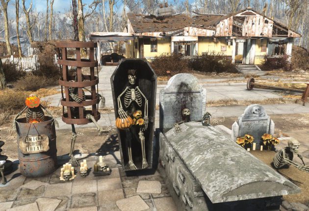 Prepárate para Halloween con este mod de Fallout 4 en Xbox y PC - Calabazas, esqueletos terroríficos y mucho más te espera en este mod para Fallout 4. Celebra la llegada de Halloween en el Yermo.