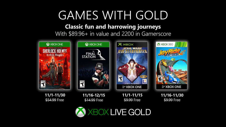 Los lectores de Generación Xbox consideran los Games With Gold de noviembre, malos