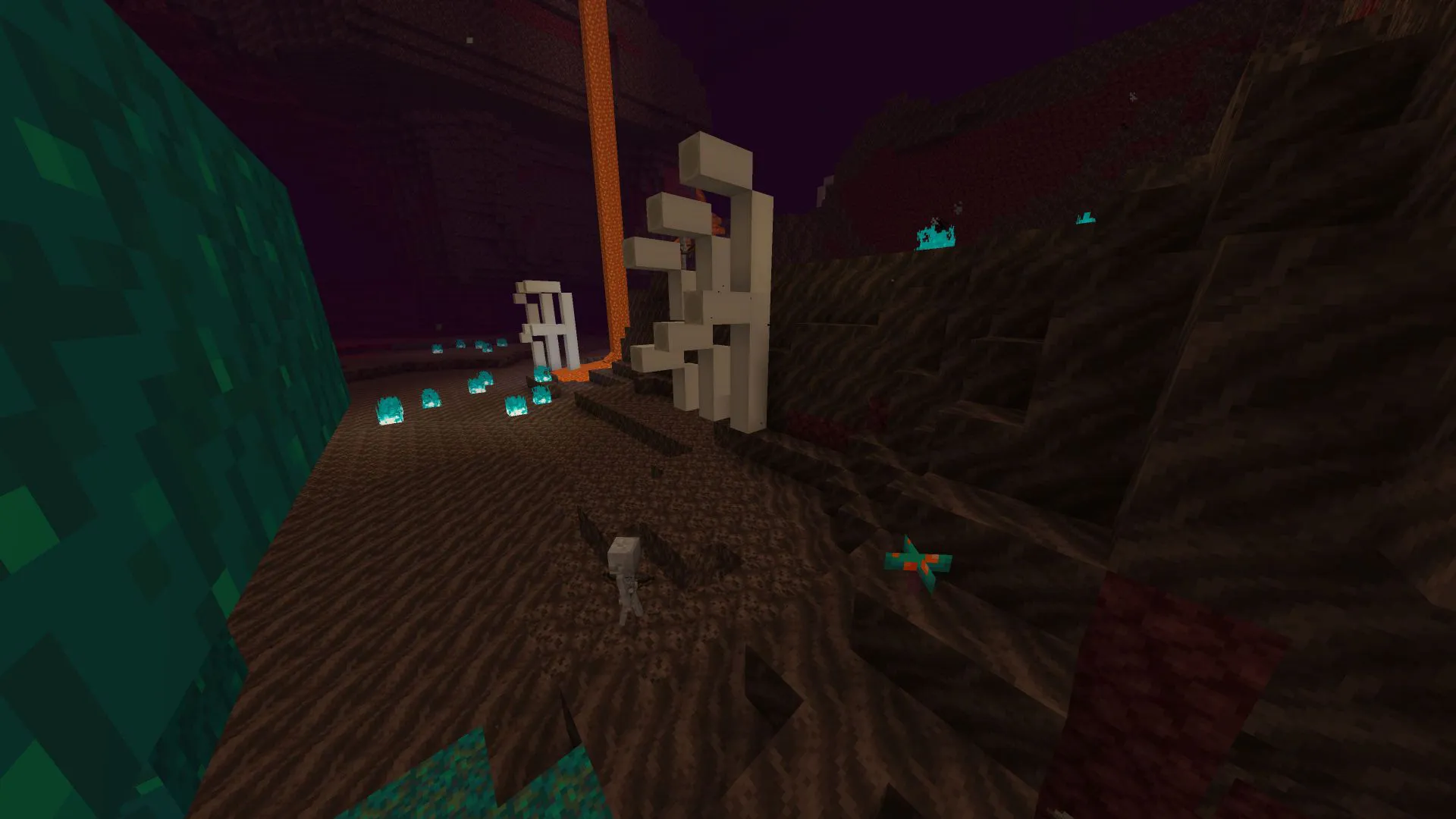 Valle de las almas de Minecraft en la Nether Update