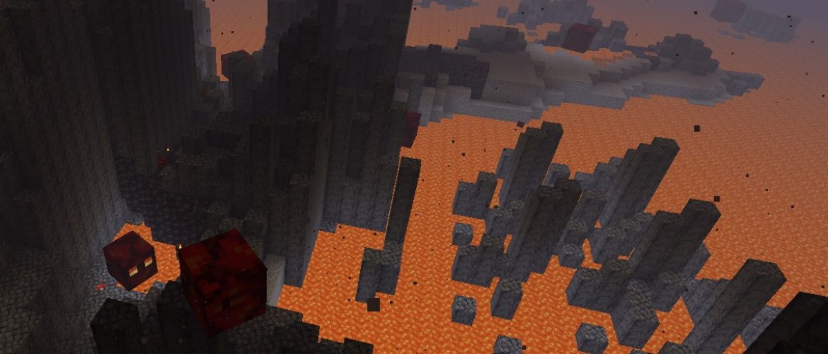 Nuevo bioma de basalto de Minecraft en la 1.16 o Nether Update