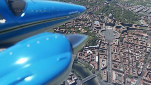 Microsoft Flight Simulator captura 8 detalle de la ciudad