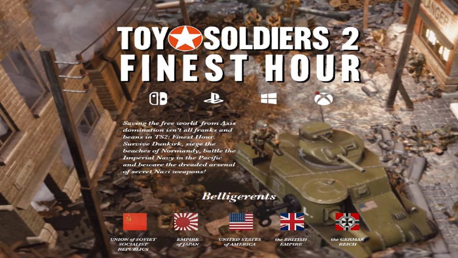Anunciado Toy Soldiers 2 y una remasterización HD de la primera entrega
