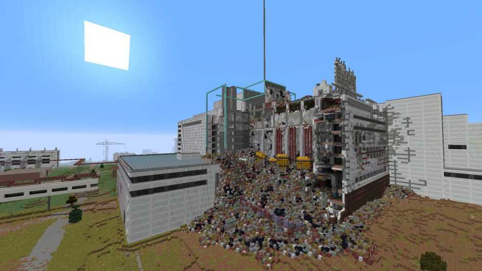 Un jugador de Minecraft dedica dos años a recrear Chernobyl