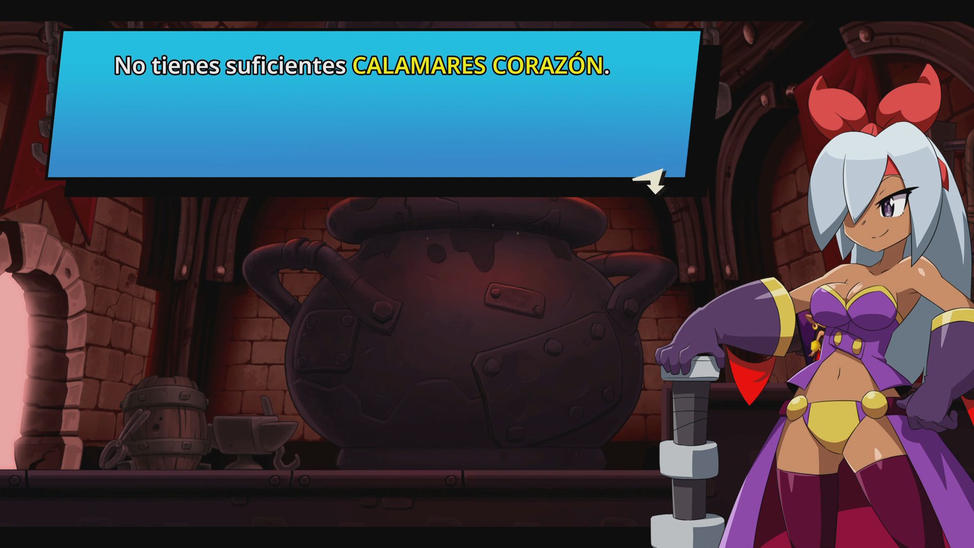 Diálogo en Shantae and the Seven Sirens