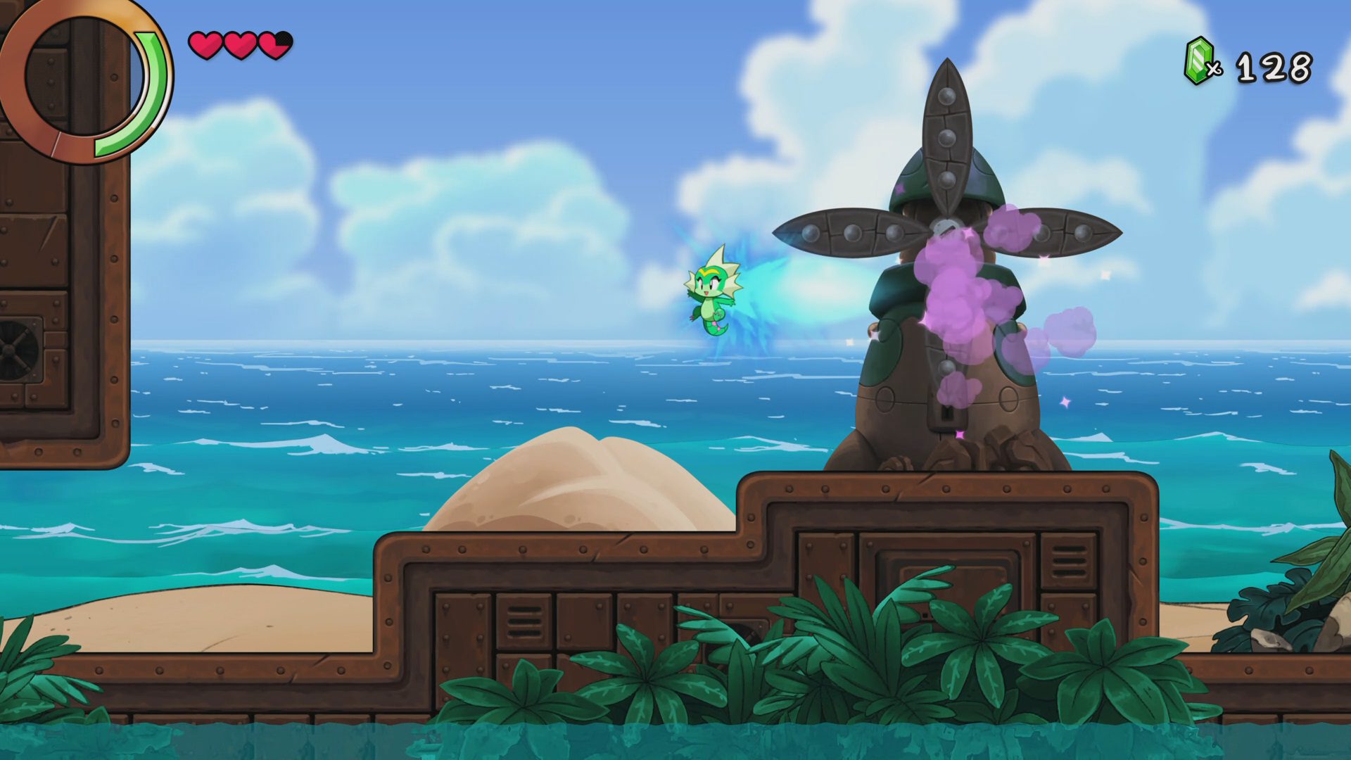 Transformación en Shantae and the Seven Sirens