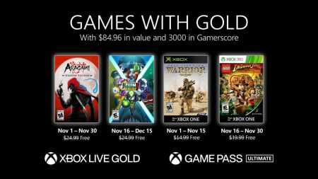 juegos con gold noviembre