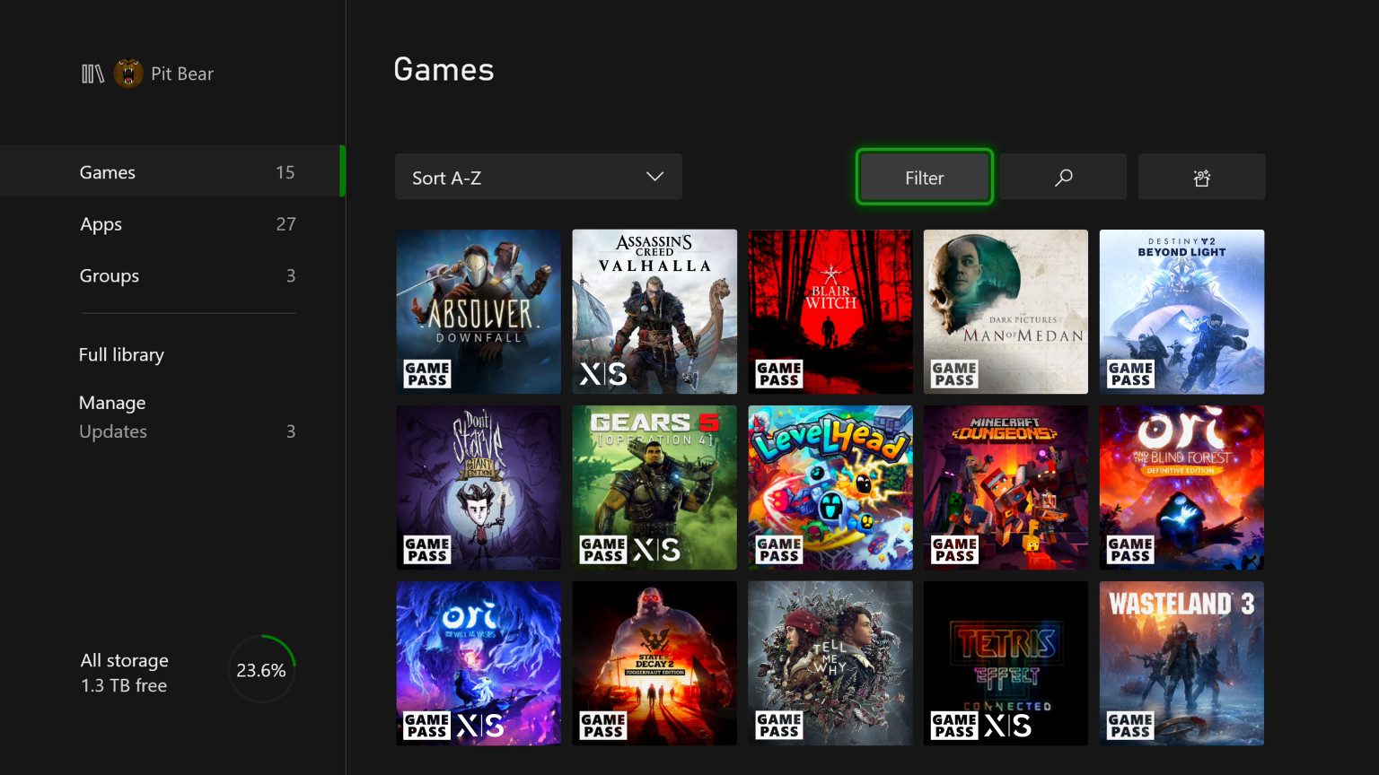 Optimized for Xbox Series X in the November 2020 library update