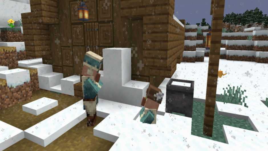 Minecraft Caves & Cliffs recibe nieve en polvo en Java con