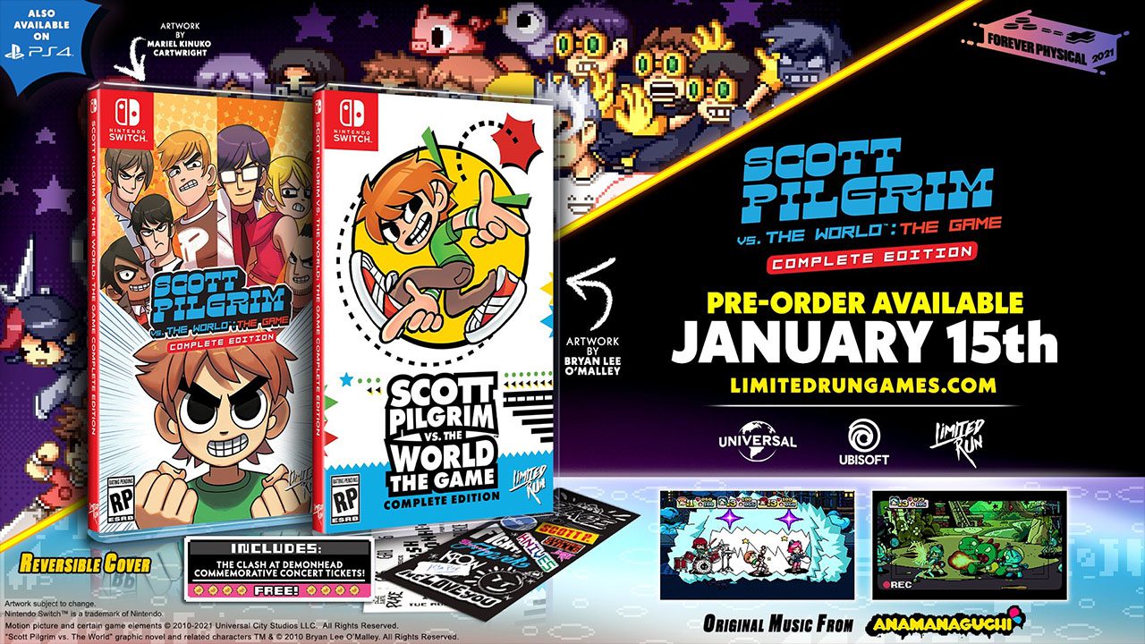 Scott Pilgrim v.  The World: The Game will have multiple physical  and collectible editions