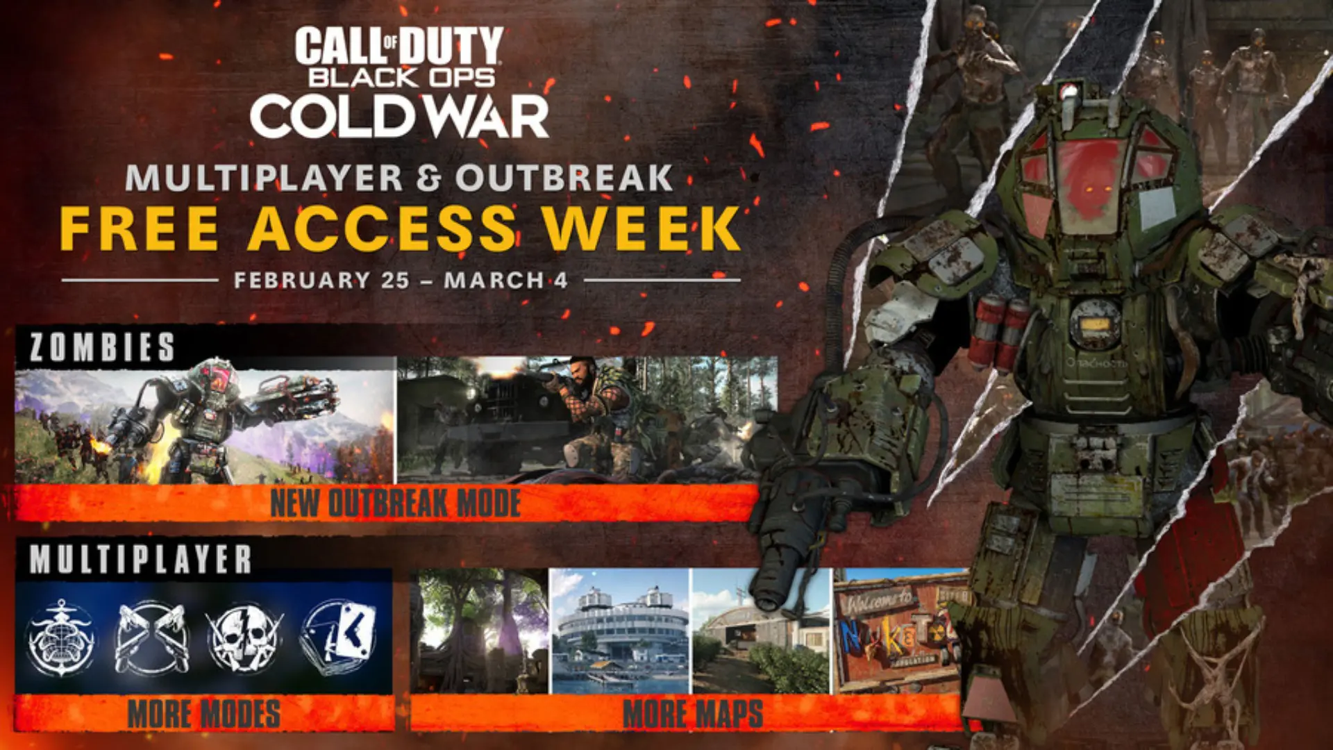 Black Ops Cold War Outbreak Y Multijugador Nueva Semana De Juego Gratuita
