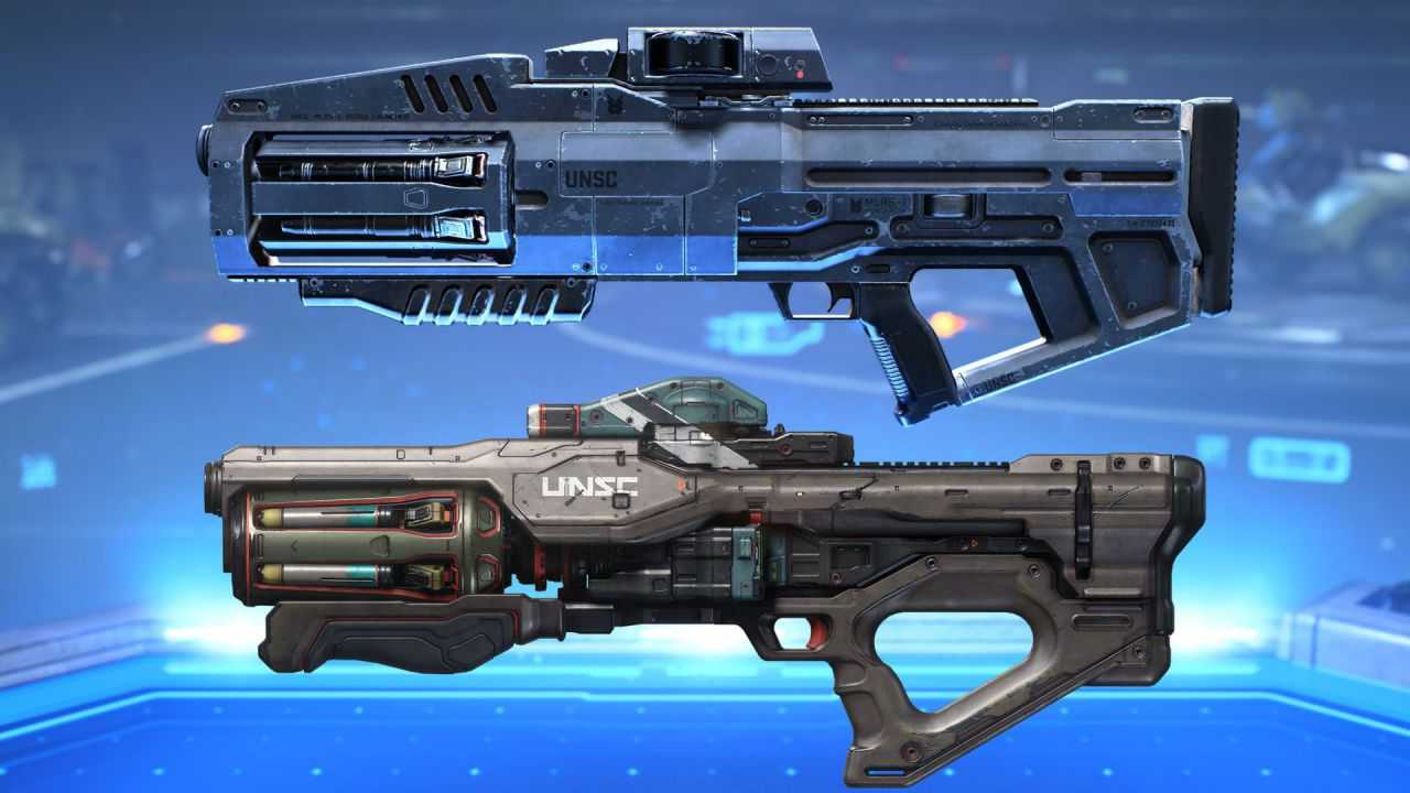 Comparativa en diseño de armas de Halo Infinite con Halo 5