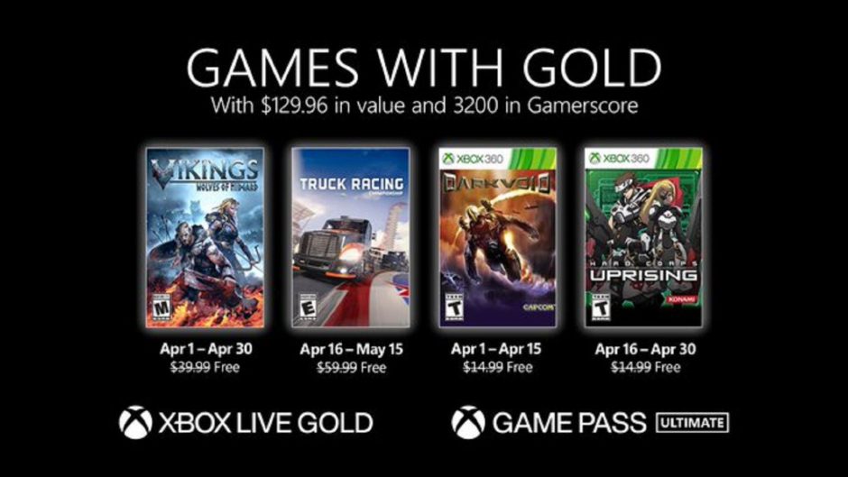 Vota: ¿Qué os parecen los Games With Gold de abril para Xbox?