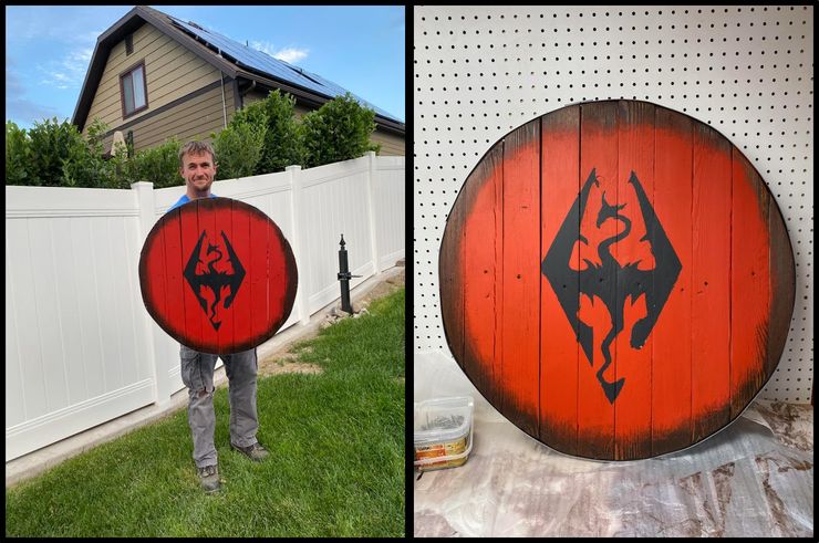 Skyrim fan creates in-game shields in real life