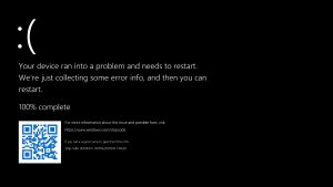 Martin Nobel ha compartido en su canal de YouTube lo que es hoy por hoy la Pantalla negra de la muerte' en Windows 11 Insider.