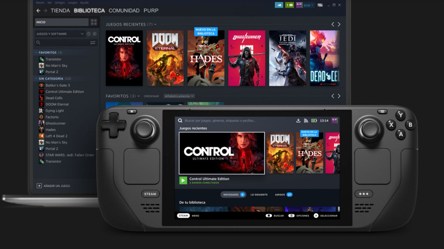 Valve acaba de presentar por sorpresa y sin aviso su Steam Deck, una consola híbrida que hará competencia a Xbox, Playstation y Nintendo.